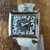 工場直売ガガミラノスーパーコピー ガガミラノ時計コピー メンズ 腕時計 ナポレオーネ ブラック文字盤 ホワイトレザー 48mm 6000.2